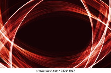 Red Neon lights, Abstract background.