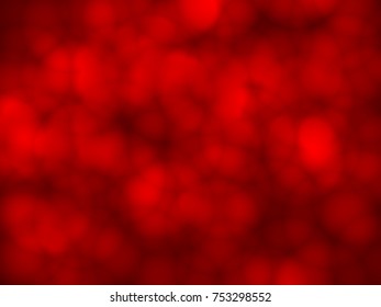 Red Neon Lights Background. Background of Circles. Christmas Lights Concept for Your Design, Decoration, Postcards and Posters.