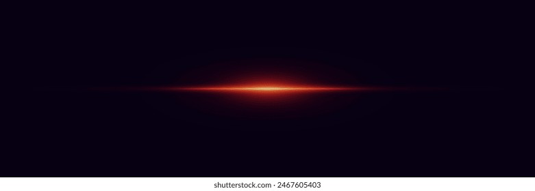 Red neon rays of light. A flash of magical line and glare.