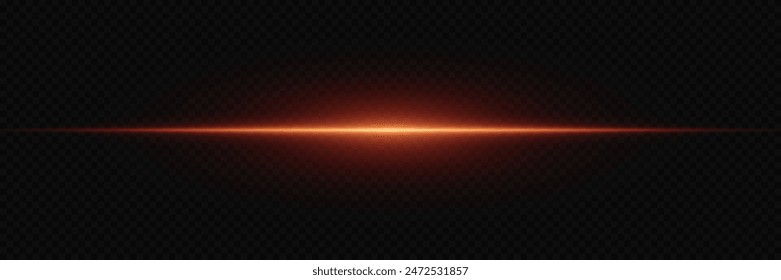 Red neon rays of light. A flash of magical line and glare.	
