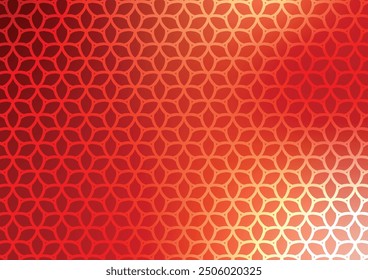 Rotes Nest abstrakte Linienmuster heiße Geometrie Hintergrund. Vektorgrafik.