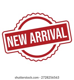 Red New Arrival Stamp or Label Vector Graphic
