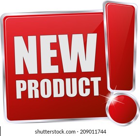 Red New Product Button