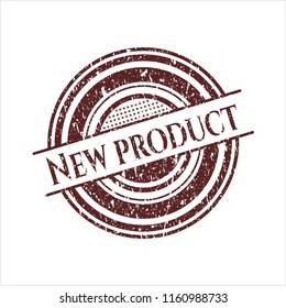 Red New Product distressed with rubber seal texture