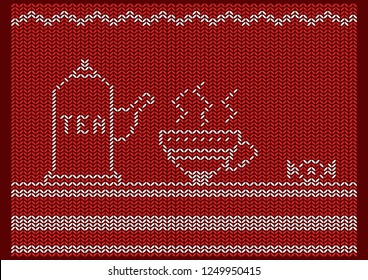 red new year sweater