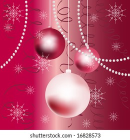 Red New Year`s card