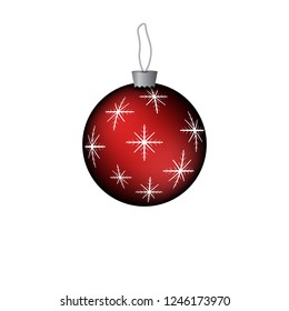 Red new year's icon