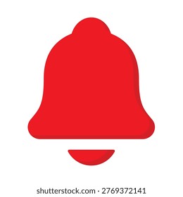 Red newspaper vector icon for daily news and information article