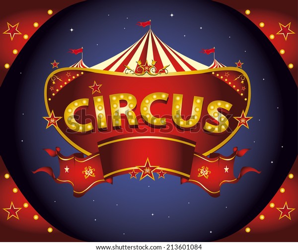 Red Night Circus Sign Circus Sign Stock Vector Royalty Free Red Night Circus Sign Circus Sign Stock Vector Royalty Free