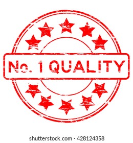 Red No. 1 quality stamp