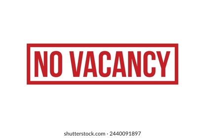 Rojo Sin Vacante Sello De Sello De Goma Vector