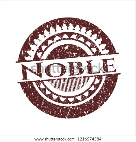 Red Noble rubber seal