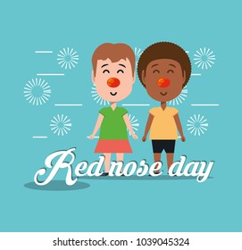 Red nose day design