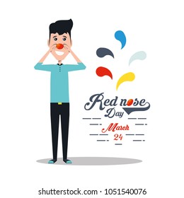 Red nose day design