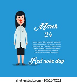 Red nose day design