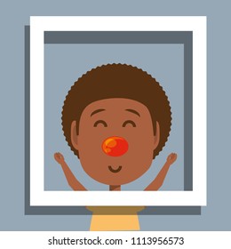 Red nose day design
