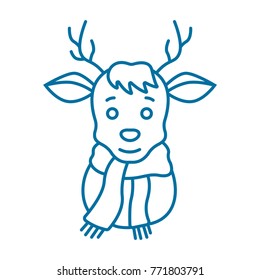 Red nose deer