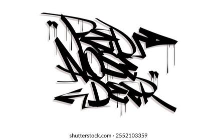 RED NOSE DEER graffiti tag estilo design