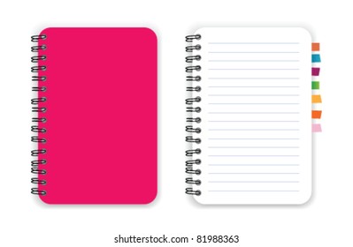 Red notebook