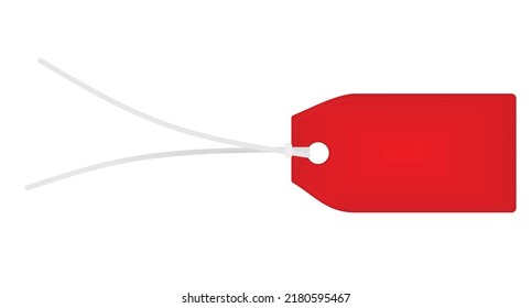 Red  notice label. vector illustration