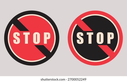 Um sinal octogonal vermelho montado num poste de metal ao lado de uma estrada, simbolizando a segurança e a regulação do tráfego. Sinal de trânsito comum usado para instruir os motoristas a parar antes de prosseguir. 