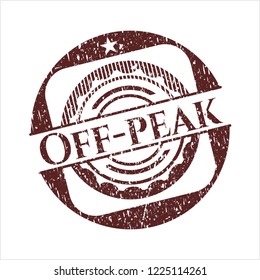 Red Off-peak rubber seal