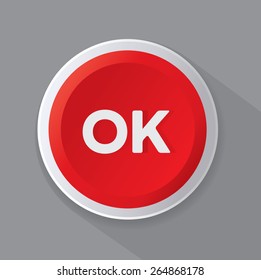 red ok button