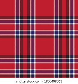 Red Ombre Plaid texturizado patrón sin costura adecuado para textiles y gráficos de moda