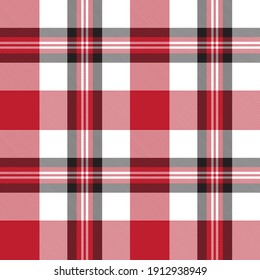 Red Ombre Plaid textured seamless pattern suitable for fashion textiles and graphics