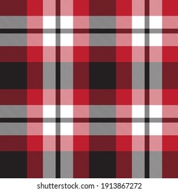 Red Ombre Plaid textured seamless pattern suitable for fashion textiles and graphics