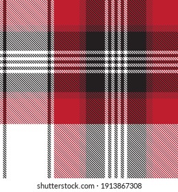 Red Ombre Plaid textured seamless pattern suitable for fashion textiles and graphics