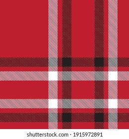 Red Ombre Plaid textured seamless pattern suitable for fashion textiles and graphics