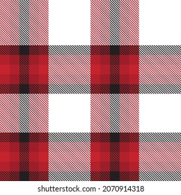 Red Ombre Plaid textured seamless pattern suitable for fashion textiles and graphics