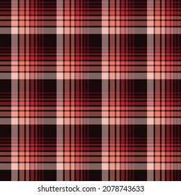 Red Ombre Plaid textured seamless pattern suitable for fashion textiles and graphics