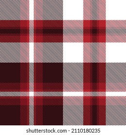 Red Ombre Plaid textured seamless pattern suitable for fashion textiles and graphics