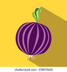 Red onion icon.