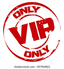 Red Only VIP Stamp