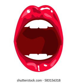 Wide Open Mouth Cartoon Images Stock Photos Vectors Shutterstock