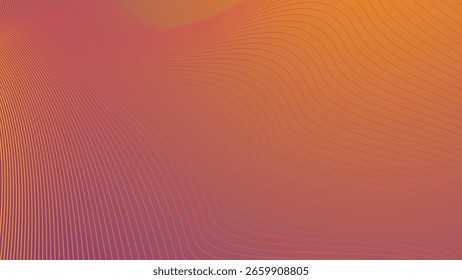 Red Orange Abstract Background with Stripes Line for Vibrant Modern Design, UI, and Digital Backdrops