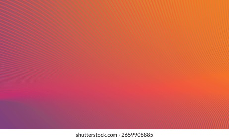 Red Orange Abstract Background with Stripes Line for Vibrant Modern Design, UI, and Digital Backdrops