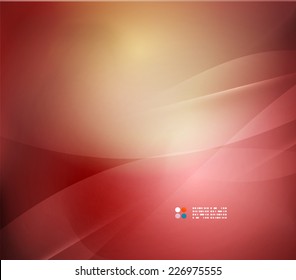 Red and orange abstract blurred color background, hi-tech template