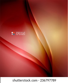 Fondo de color rojo y naranja abstracto borroso, plantilla de alta tecnología