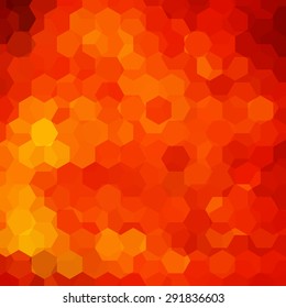 Red and orange abstract mosaic background
