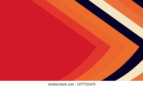 Red and Orange Arrow Background Illustration