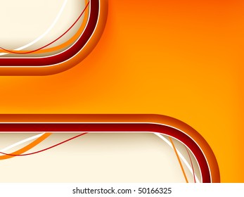 Red and Orange Background with copyspace. Editable Vector Image
