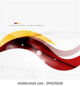Red orange bright feather lines concept. Abstract background