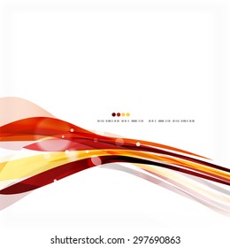 Red orange bright feather lines concept. Abstract background