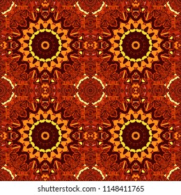 Red, orange and brown vector polygonal illustration, which consist of rectangles. Geometric background inwith gradient. Rectangular pattern for your business design.