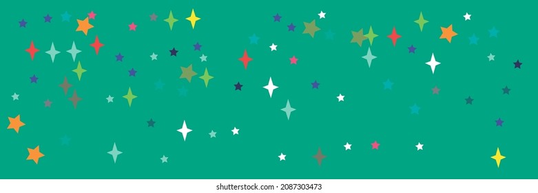 Red Orange Chaotic Turquoise Colorful Multicolor Print Vivid Sky Background. Pink Azure Vibrant Blue Stars Bright Indigo Stars Pattern. White Violet Sea Lavender Green Yellow Pastel Background.