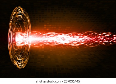 red orange color Light Abstract Technology background for computer graphic website internet and business. 